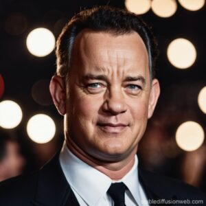 An AI generated image of actor Tom Hanks